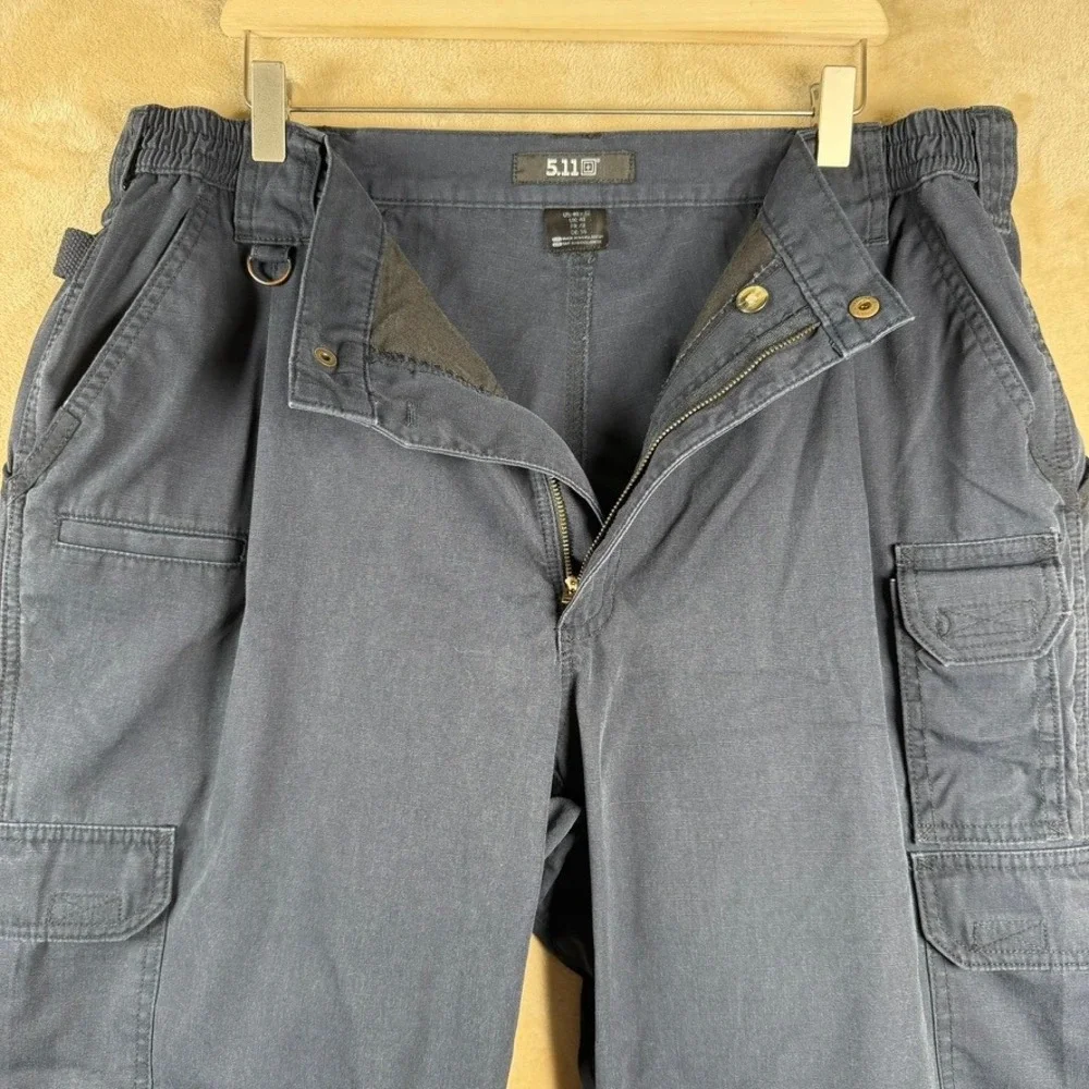 5.11 Tactical Mens 40x32 Navy Blue Cargo Pants Utility Workwear Trousers EDC 511